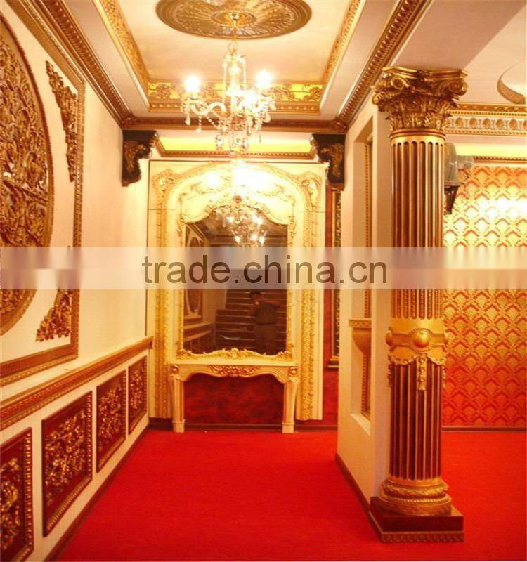 HG5107decorative polyurethane pu foam roman columns moulding/pu roman pillar design