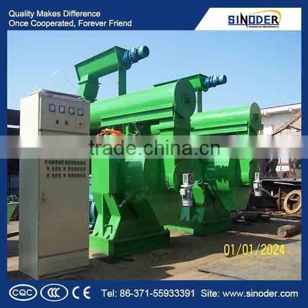 Popular biomass pellet press /fertilizer pellet production line machines for burning purposes