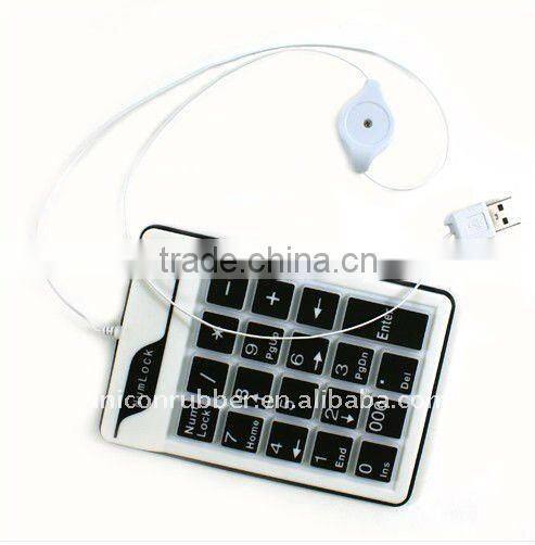 18 keys silicone mini numberic keyboard