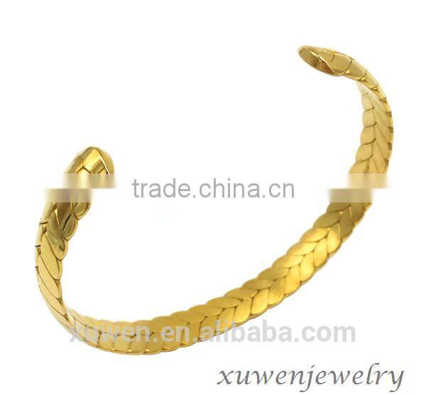 cable wire 316l stainless steel fashion hand bangles