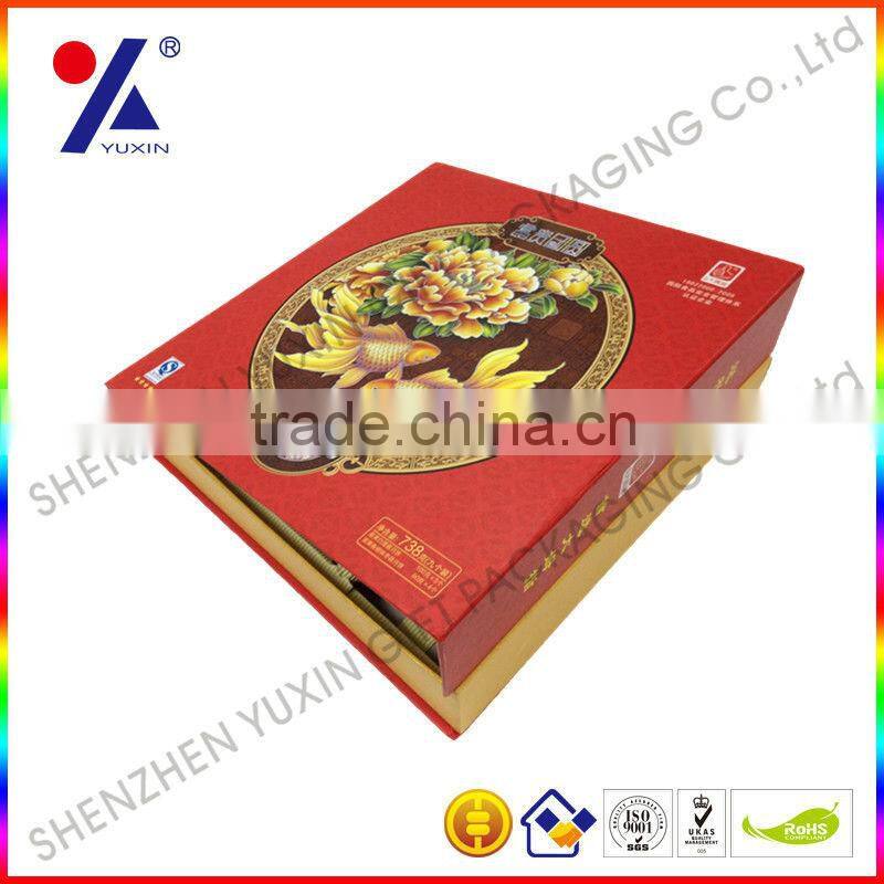 mooncake gift packaging box with fancy tray