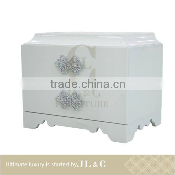 JB16-23 Nightstand with Solid wood in Bedroom from JL&C Luxury Home Furniture Latest Designs 2016(China Supplier)
