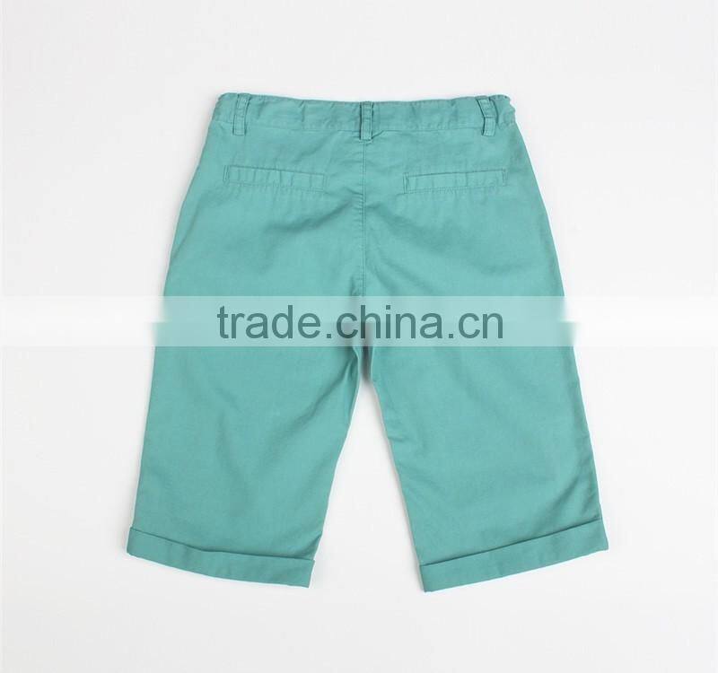 thick plain twill kids cotton cargo pants