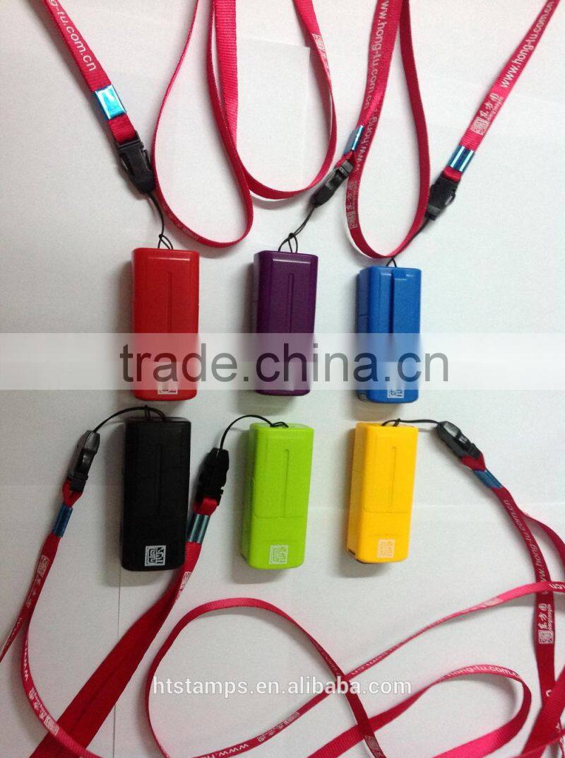 2015 Famous Design Top Quality Pocket Name Rubber self inking stamp