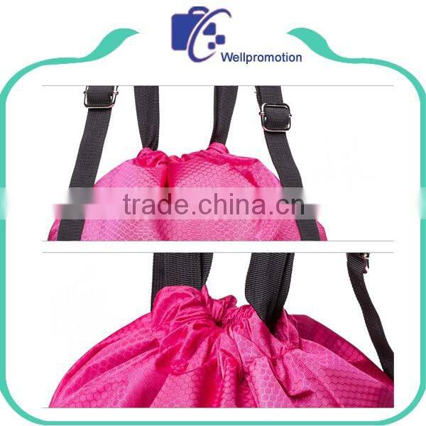 Wholesale custom polyester waterproof backpack bag for girls