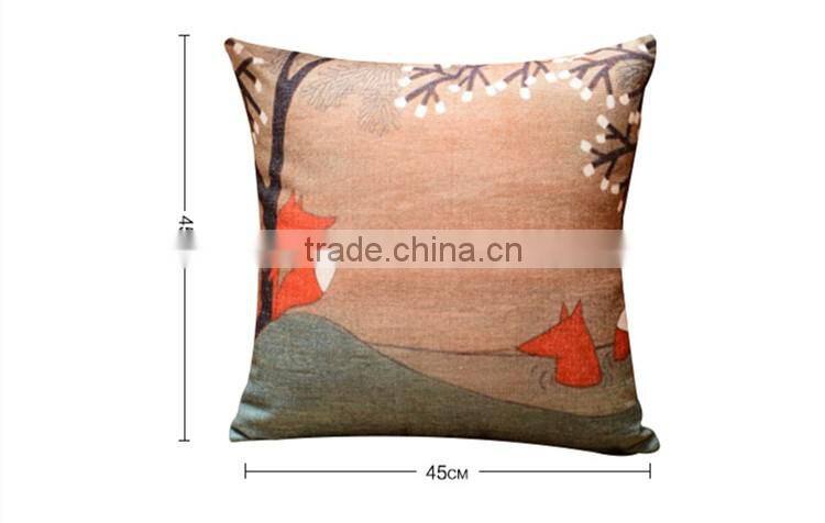Printed Decorative Throw Pillow Covers Seat Cushion cover