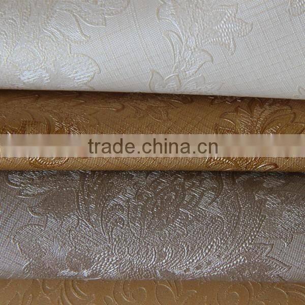 PVC sythetic upholstery leather with traditional Chinese design ,use for home decoration,bedroom ,living room