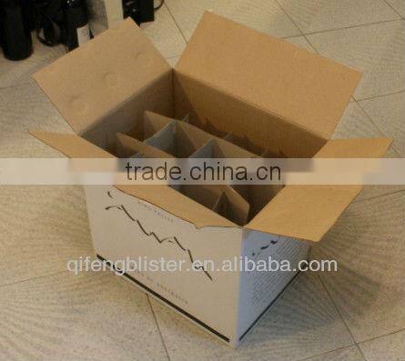 3ply E flute corrugated custom printed colored carton paper box with logo