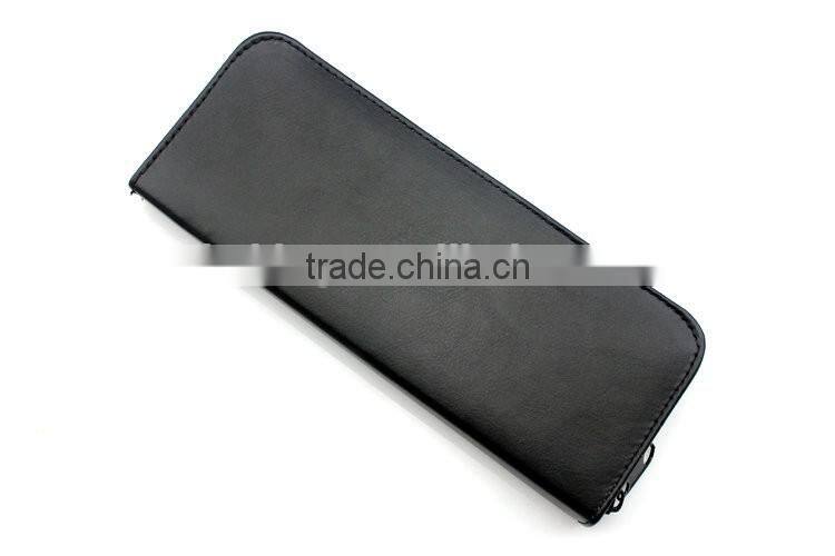 PU Bags Leather Professional Hairdressing Shear Scissor Pouch Double Scissors Packing Bag Storage Case