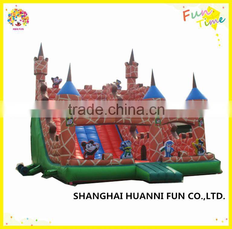 inflatable floating water slide, aqua slide, lake inflatable water slides