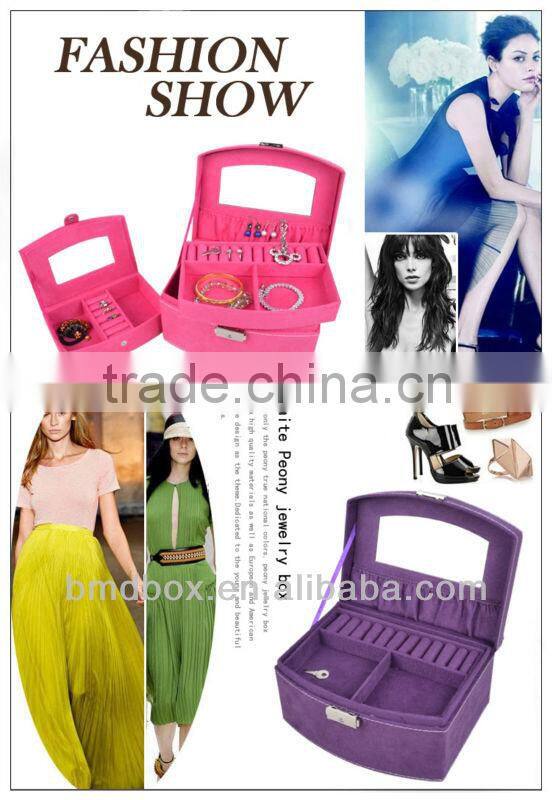 hot selling jewelry case for ring/necklace/earring