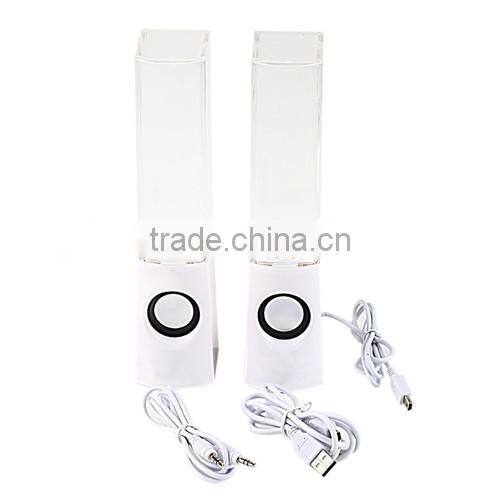 Hifi Stereo Bluetooth Speaker Subwoofers Dancing Water Speaker With Color Changing Light