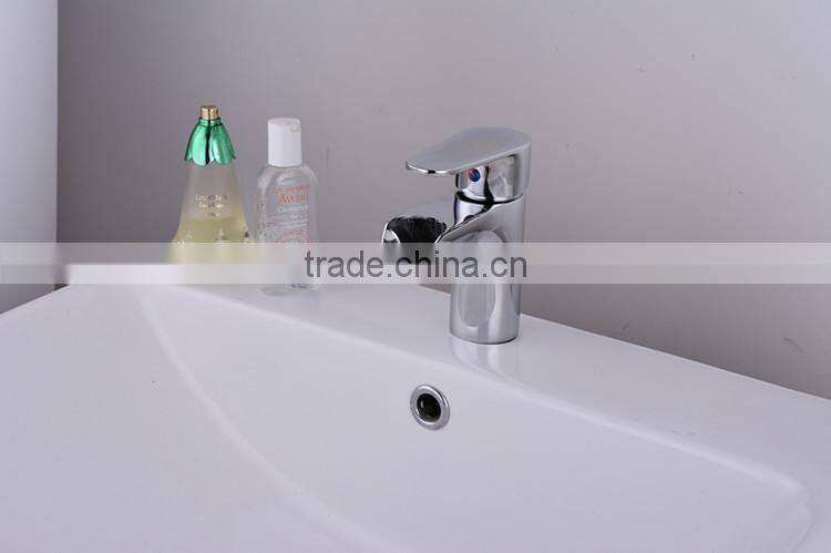 QL-0992 contemporary brass single handle waterfall basin faucet
