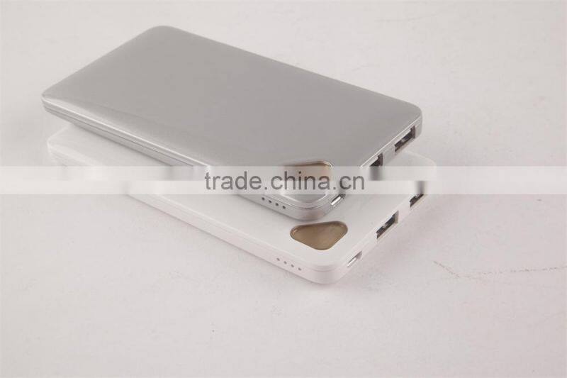 power bank 10000 mah, external battery, mobile power supply with 4 Led power indicator