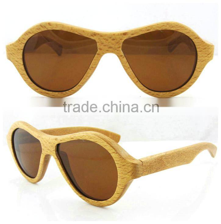 Polarized custom high quality designer custom wooden sunglasses UV400