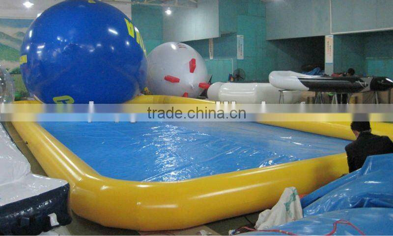 SUNJOY PVC inflatable portable folding swimming pool for health training