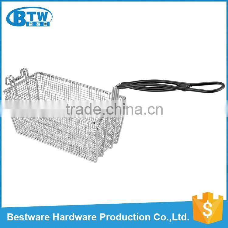 Food Class OEM & ODM Accepted Iron Wire Electroplated French Fries Mcdonald's Fry Basket