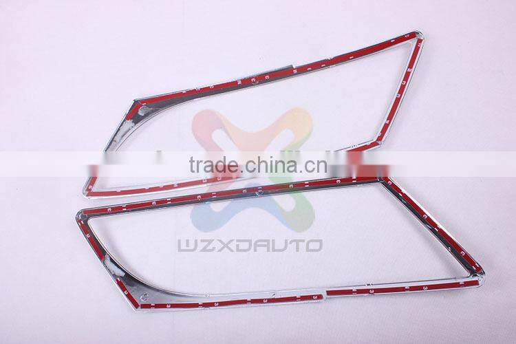 SET CHROME LH RH HEAD LAMP LIGHTS COVER HEAD LAMP COVER FOR Q5 CAR 2010-2012 2010 2012