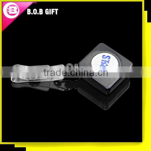 2015 promotional retractable badge reels for lanyard