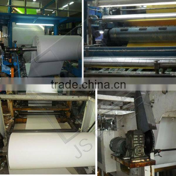 small rose embossed silver metallized paper