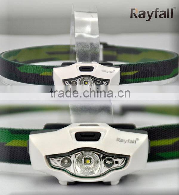 High quality performance headlamp night safety led head torch AA battery hot in market
