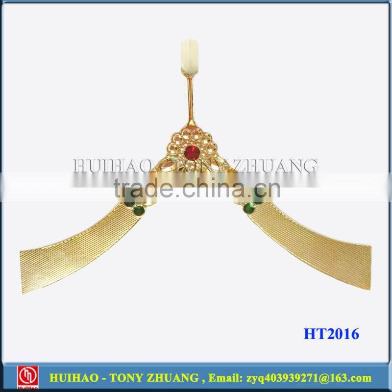 TPU gold metal plating decoration shoe strap HT2020B