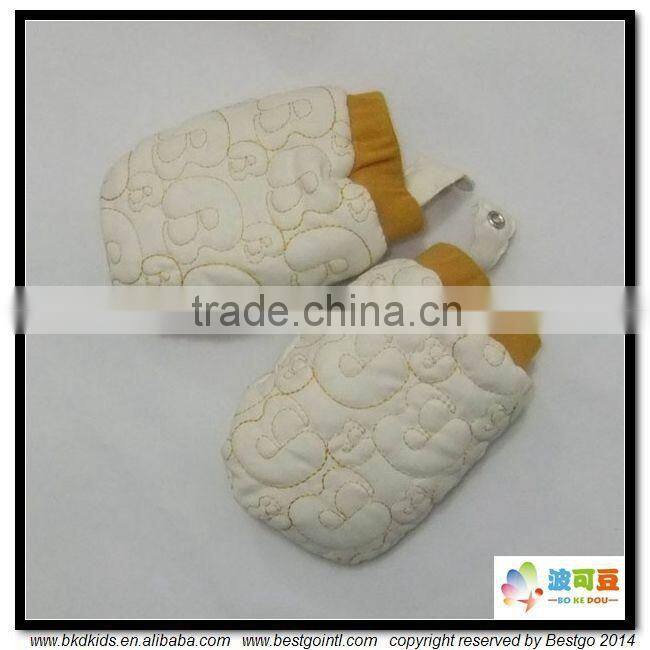 BKD soft cotton baby winter mittens