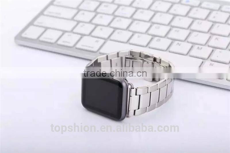 Deluxe Style For Apple Watch iWatch Stainless Steel Metal Strap, China Supplier