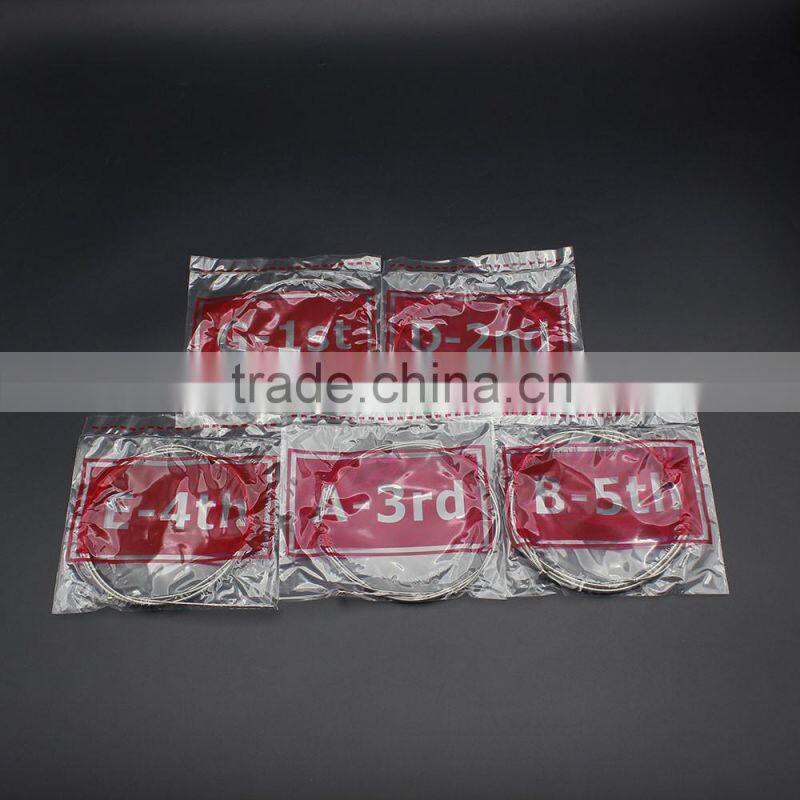 5pcs Electric Bass String Set Nickel Plated Steel Accessory .040-.125