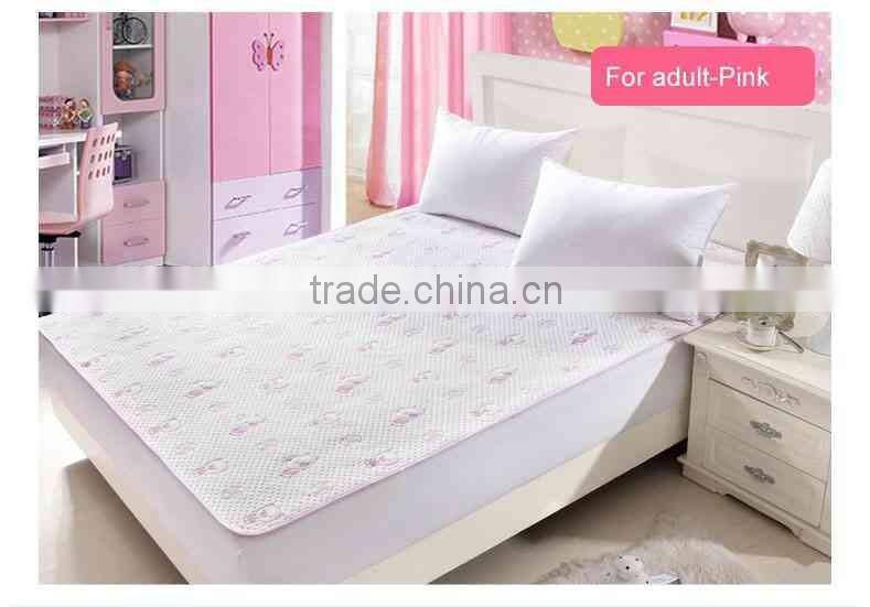 Firm Best Rated TPU Laminated Waterproof Crib Mattress Pad