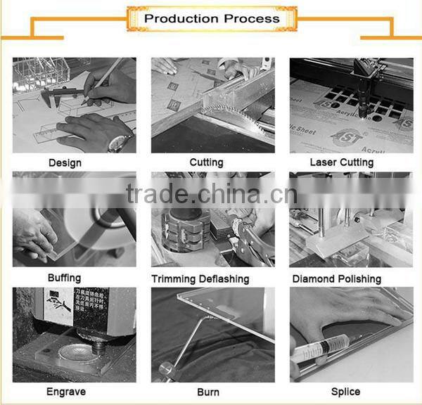 custom clear acrylic nail polish package box