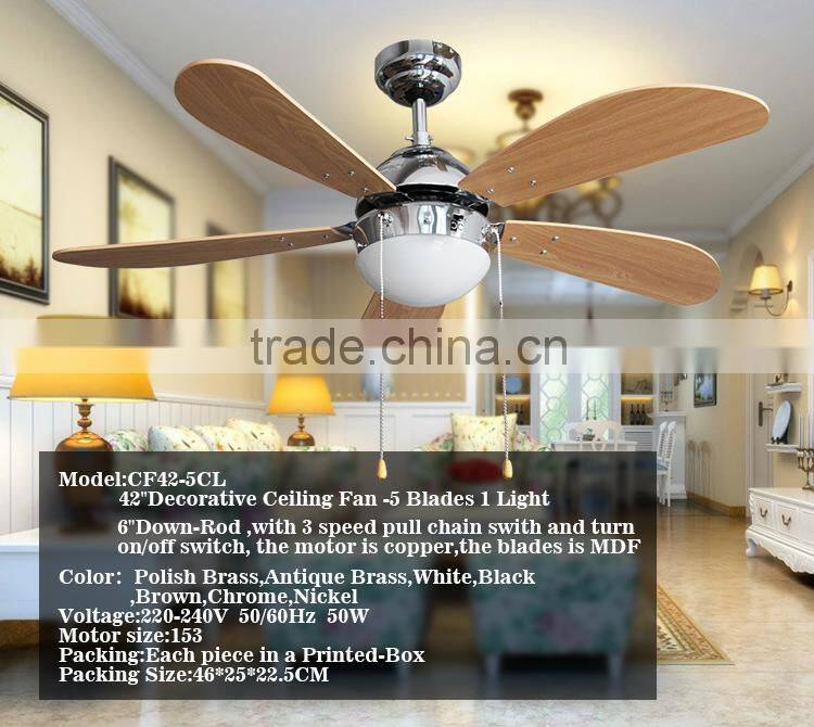 Energy saving color commercial national ceiling fan
