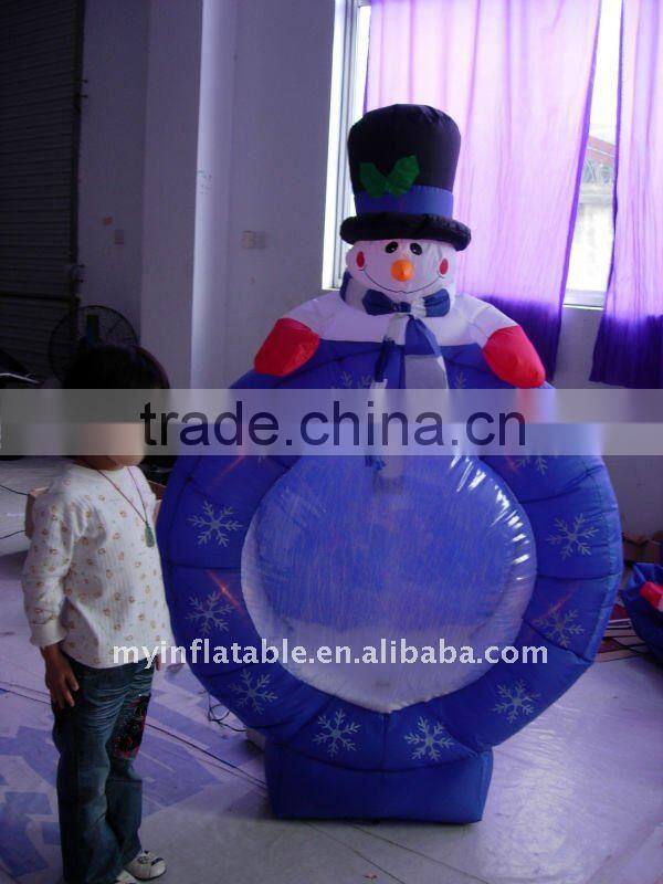 inflatable snow globe