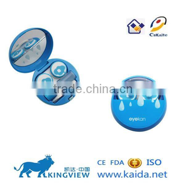 lens holder with mirror,custom contact lens case of weather