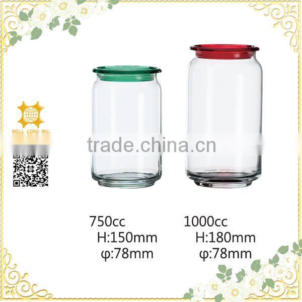 Fashion wine glass bottle, candy etc storage container