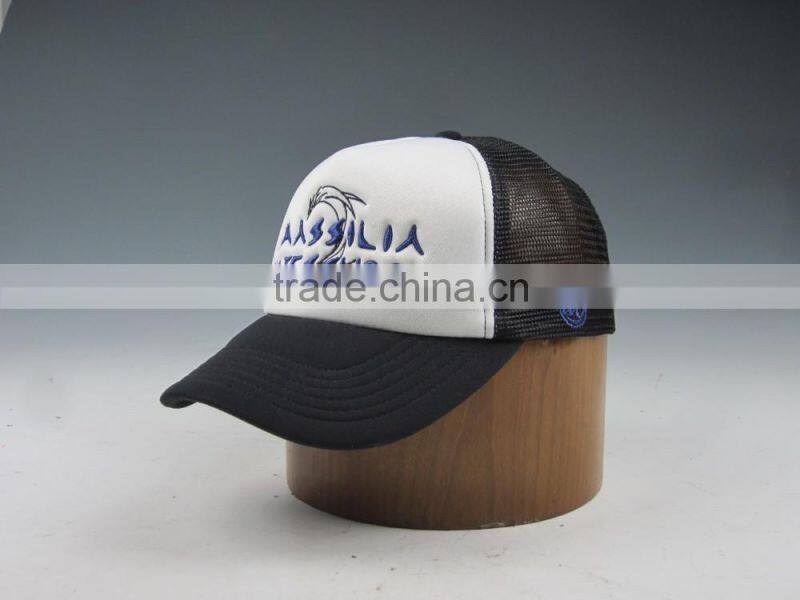 100% polyester embroidery trucker hat