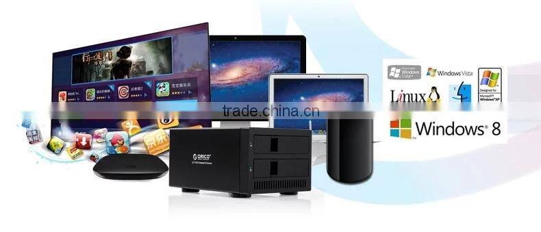 2-bay 3.5inch SATA USB 3.0 HDD storage box