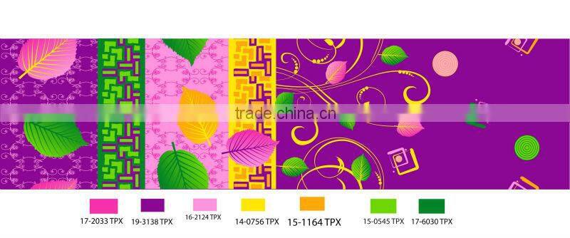 polyester pigment print fabric for bedding for Mexico