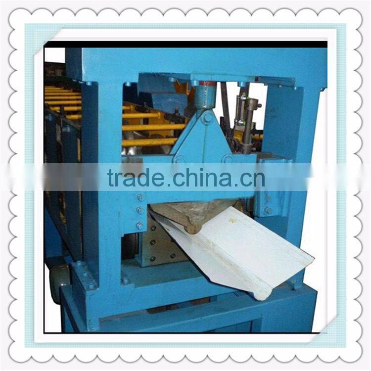 Metal Steel sheet Roof Ridge Cap Roll Forming Making Machine