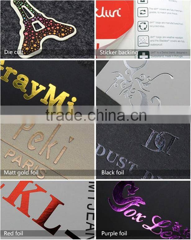 luxury paper shopping bag custom logo gold stamp paper tag