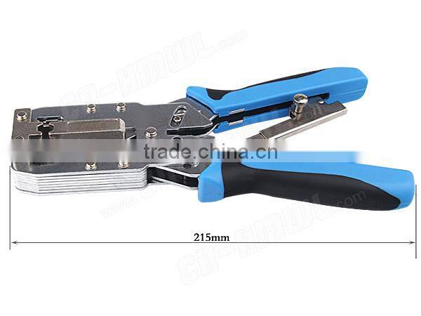 Network Cat6 RJ45 cable lug Crimping Tool network cable crimp tool for Flat and Round cable