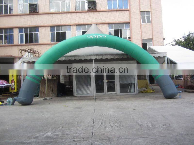 Factory price colorful rainbow inflatable arch