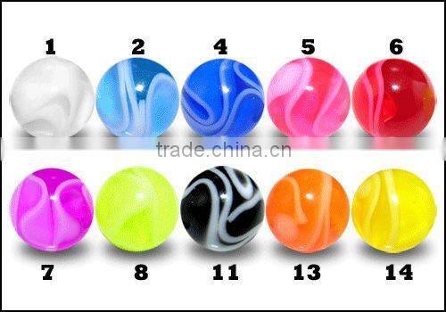 stainless steel balls jeweled ball body jewelry piercing