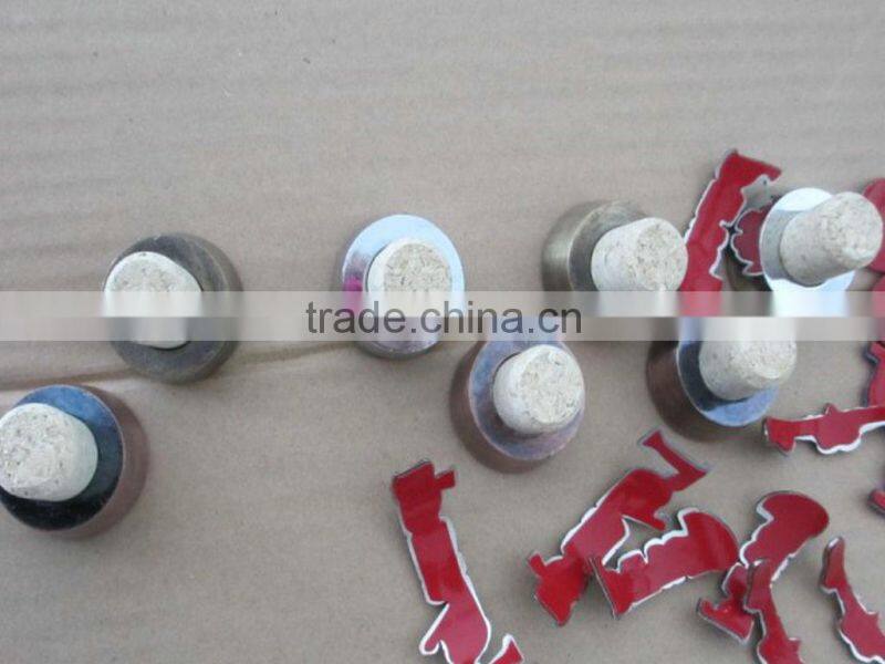 Factory offer Zinc Alloy Metal Screw Wine Bottle Caps, Champagne bottle caps