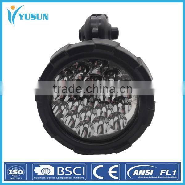 Plastic multi-purpose hand-held searchlight