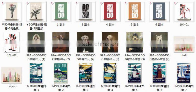 2016 Hot selling Tropical scenery 3d painting