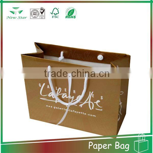 brown paper bag,cheap price machine made kraft paper bag