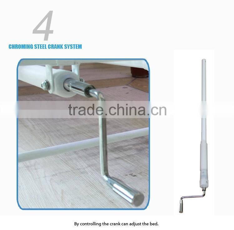 Manual crank medical hospital bed cheap