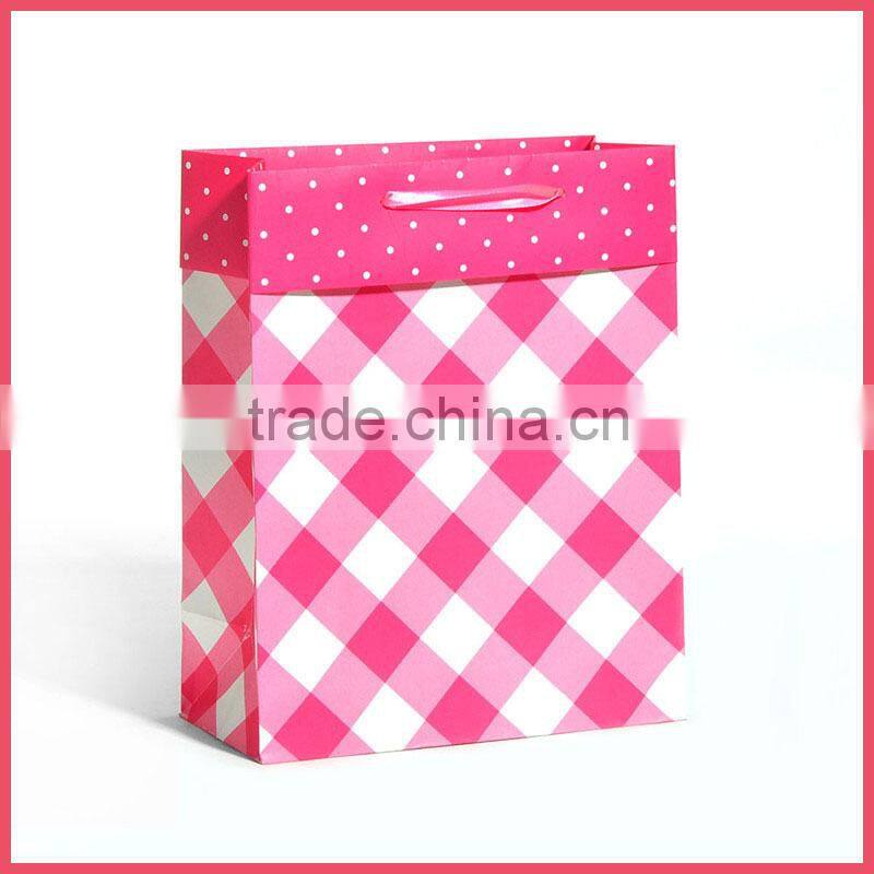 Hot sell cosmetic custom shopping bags for woman