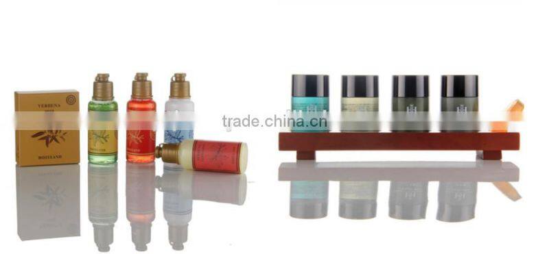 Hotel guest room amenities with printing hotel logo